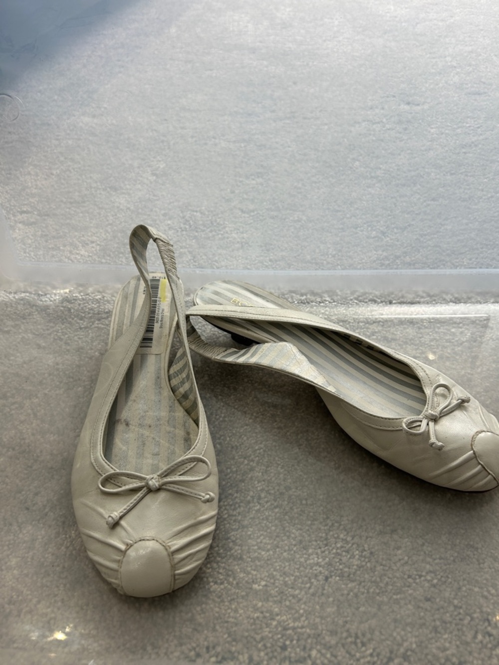 BCBG Girls
White Bow Slingback Ballet Flats